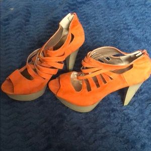 Charlotte Russe size 7 heels worn once